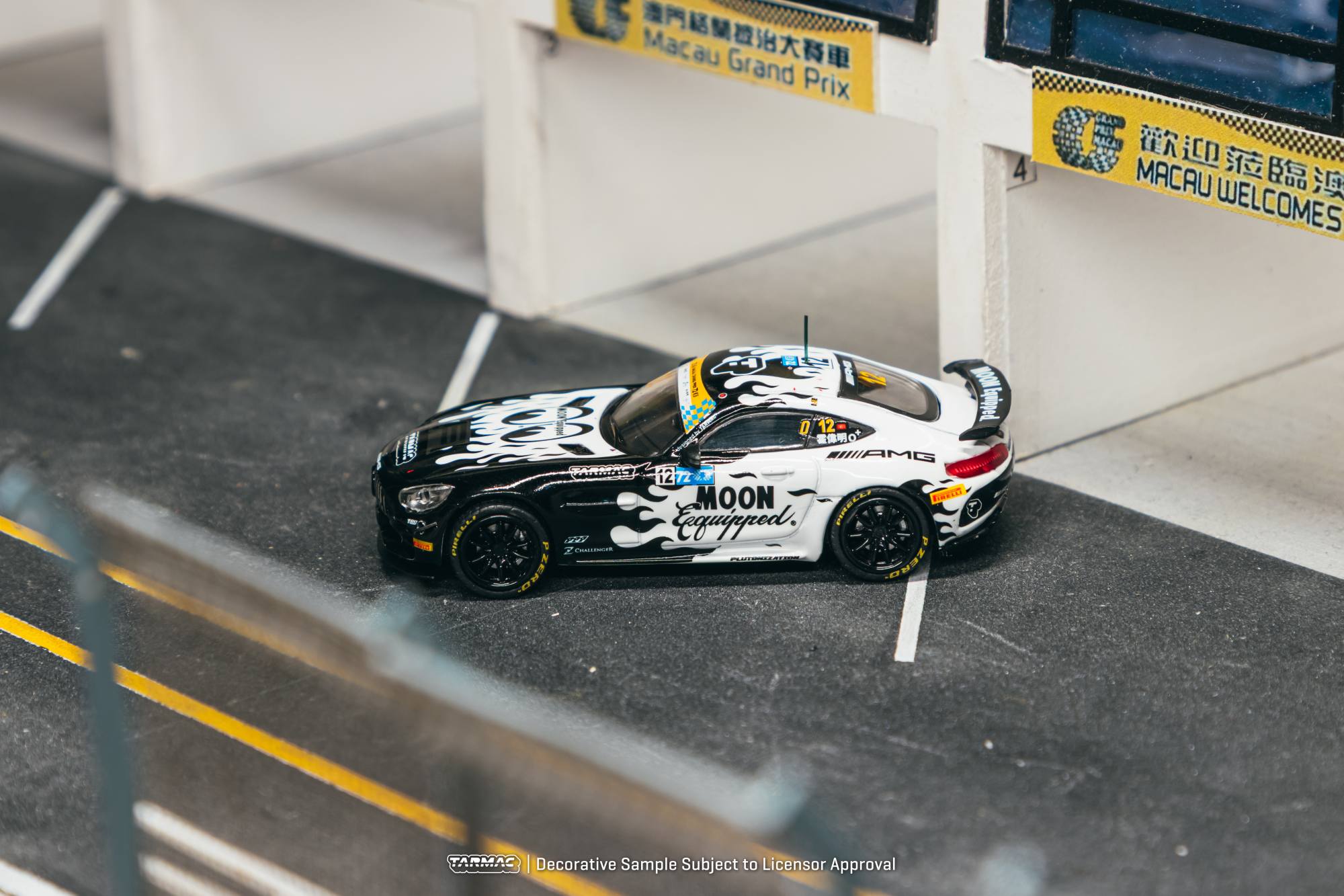 Mercedes-Benz AMG GT GT4 #12 Fok Wai Ming GreaterBay Area GT Cup Macau 2025 1:64 Tarmac