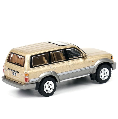 Toyota Land Cruiser LC80 1994 gold 1:64 Massdi
