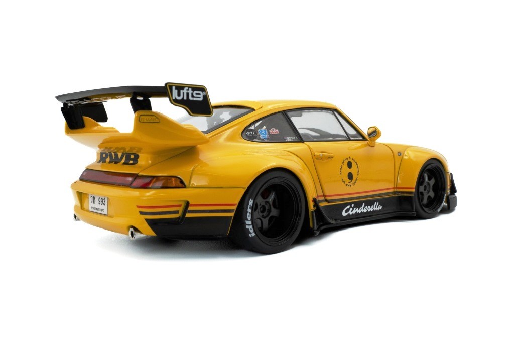 Porsche RWB Bodykit Cinderella 2020 yellow 1:18 Solido