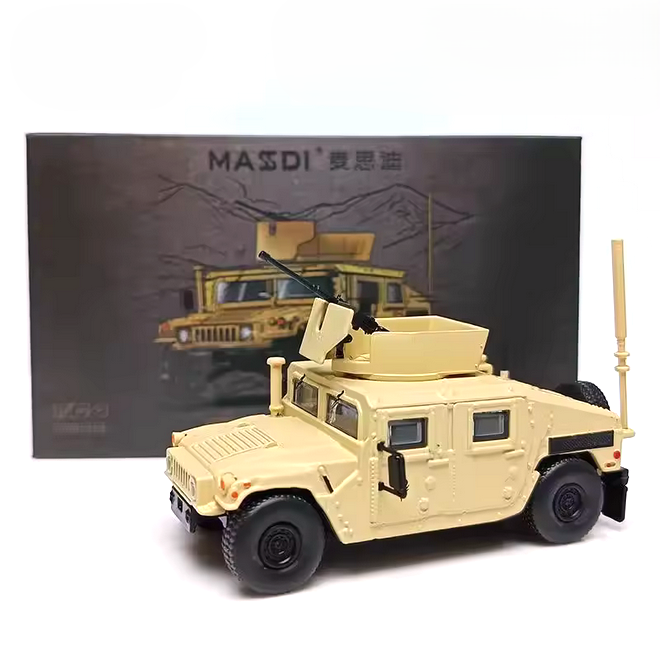 AM General M1151 Enhanced Armament Carrier sandy yellow 1:64 Massdi