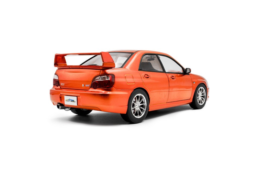Subaru Impreza WRX STI 2003 orange metallic 1:18 Solido