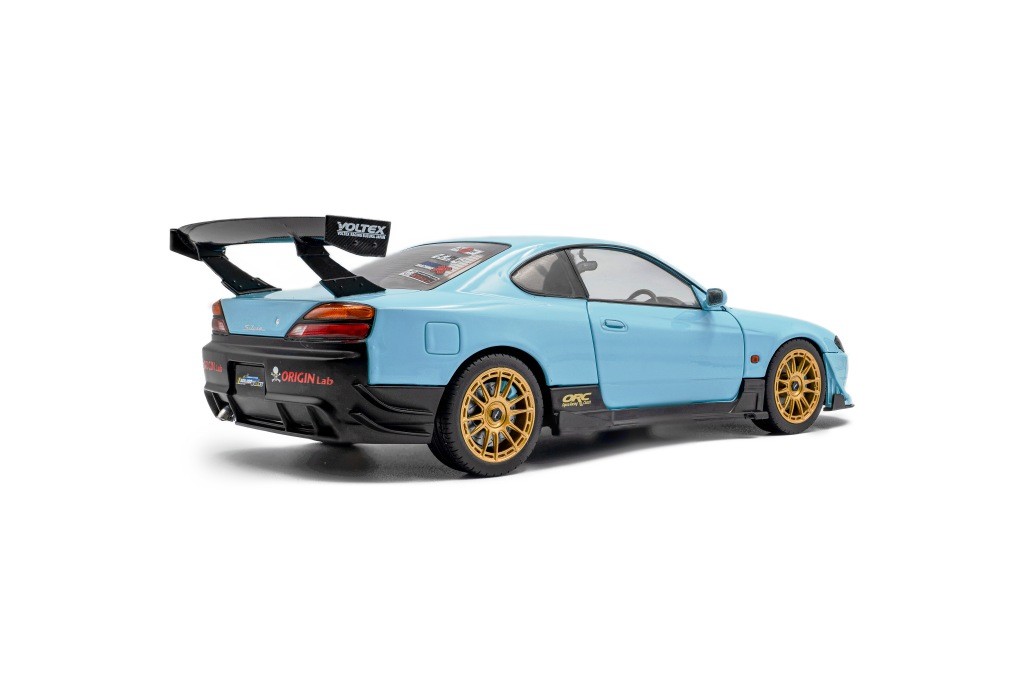 Nissan Silvia S15 Spec-R Aero Solido Works 1999 baby blue 1:18 Solido