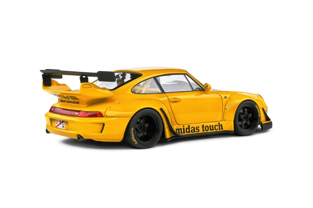 Porsche RWB Bodykit Midas Touch 2023 yellow 1:18 Solido