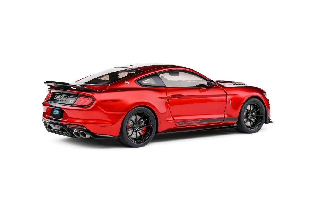 Shelby Mustang Shelby GT500KR 2023 red/black stripes 1:18 Solido