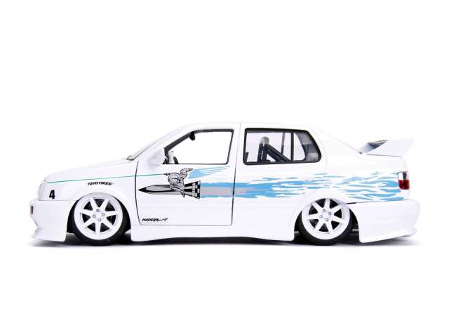 Volkswagen Jetta A3 *Fast and Furious* 1995 white 1:24 Jada Toys
