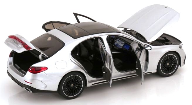 Mercedes-Benz E-Class W214 2023 silver 1:18 iScale