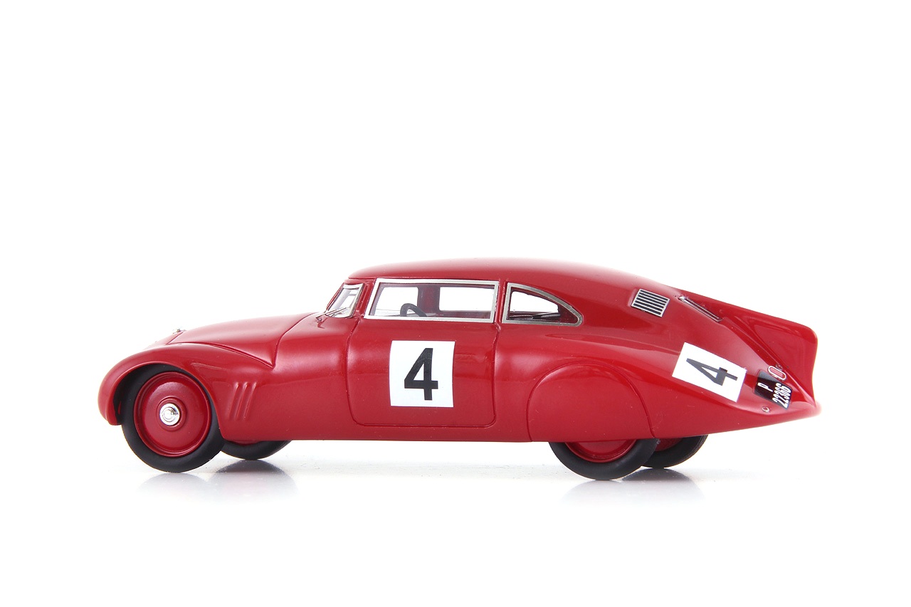 Jawa 700 Jaray #4 Kaiser/Kronberger 2. místo 1000 mil československých 1934 1:43 AutoCult