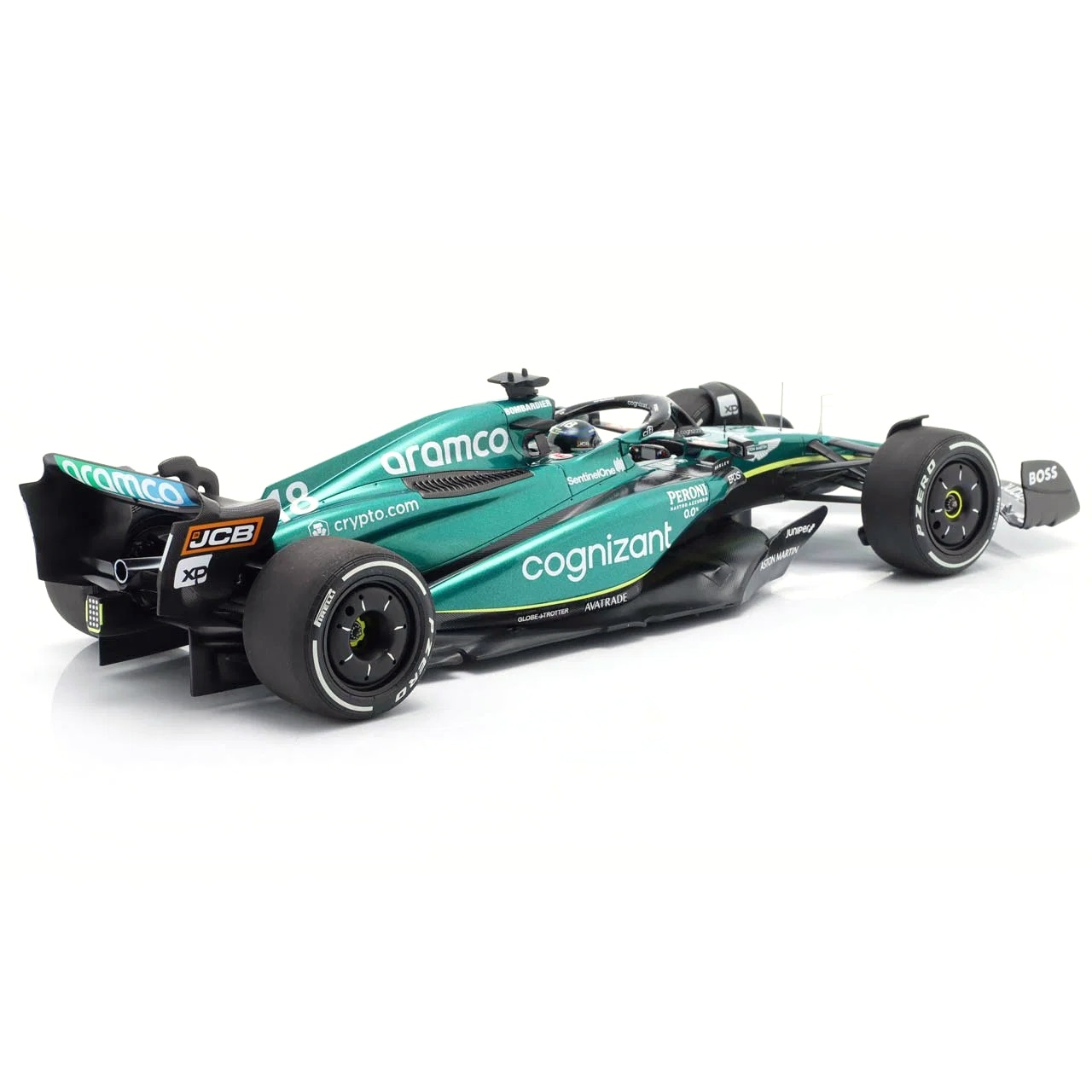 Aston Martin ARAMCO Cognizant AMR23 #18 L.Stroll Bahrain GP 2023 1:18 Minichamps 