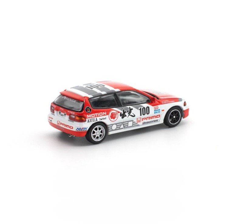 Honda Civic (EG6) Idemitsu Motion Infinite white/red 1:64 Pop Race Limited