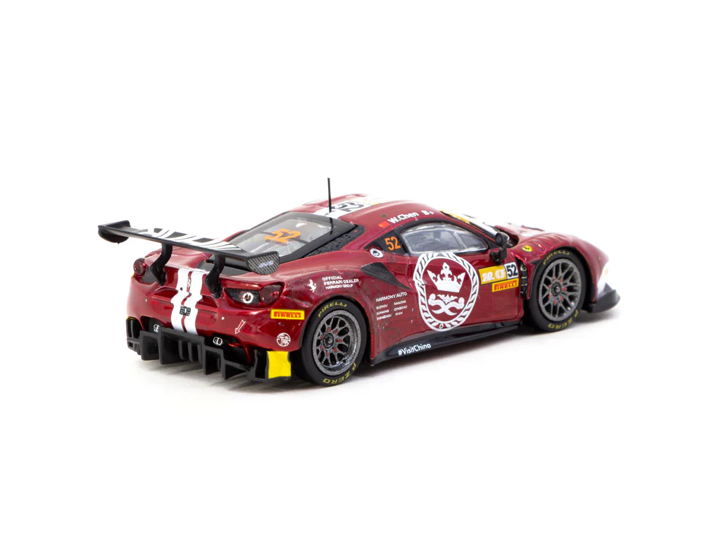Ferrari 488 GT3 #52 Chen Weian Macau GT Cup FIA GT World Cup 2023 1:64 Tarmac