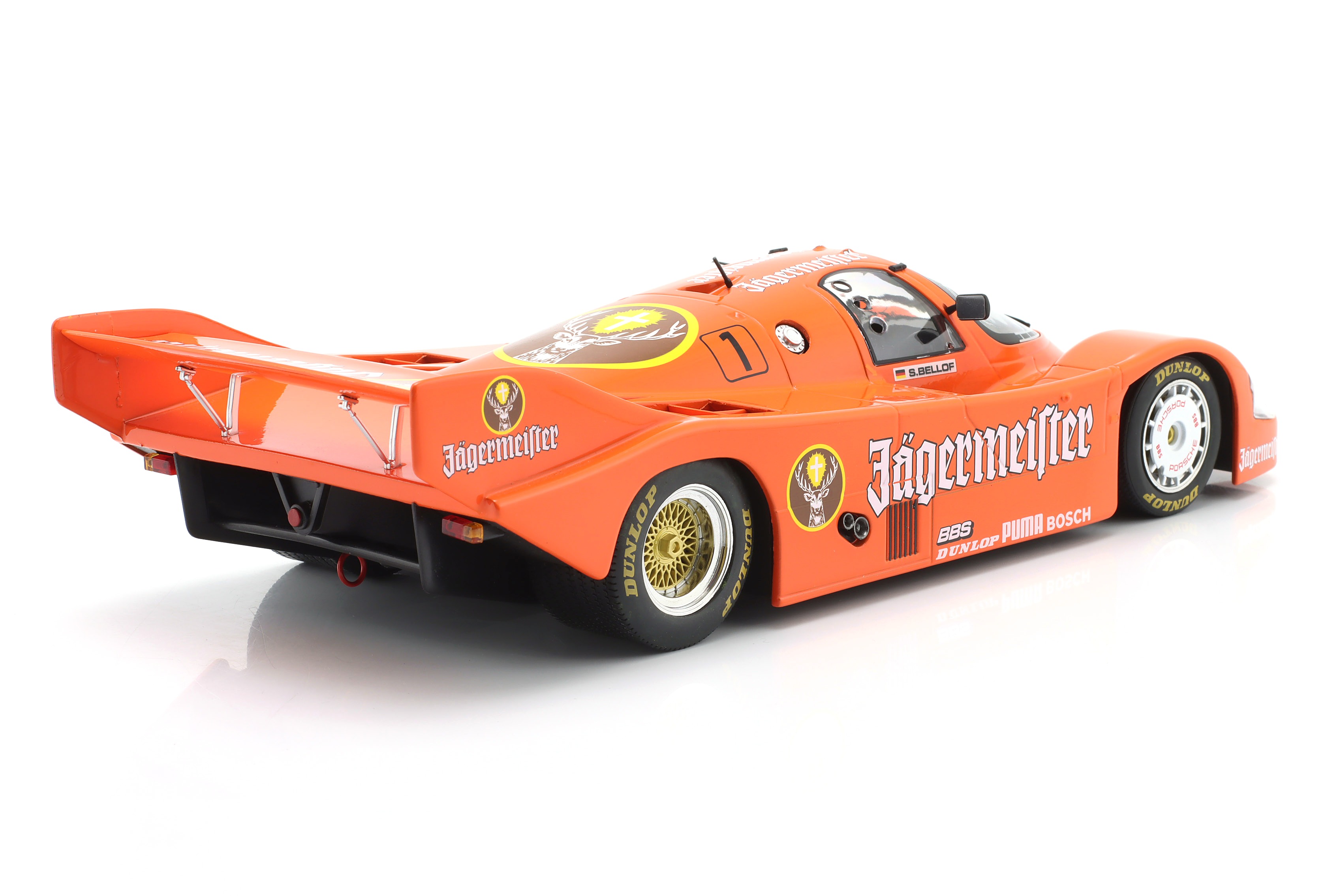 Porsche 956 KH Brun Jägermeister #1 Stefan Bellof 200 Meilen Norisring 1984 1:18 Werk83