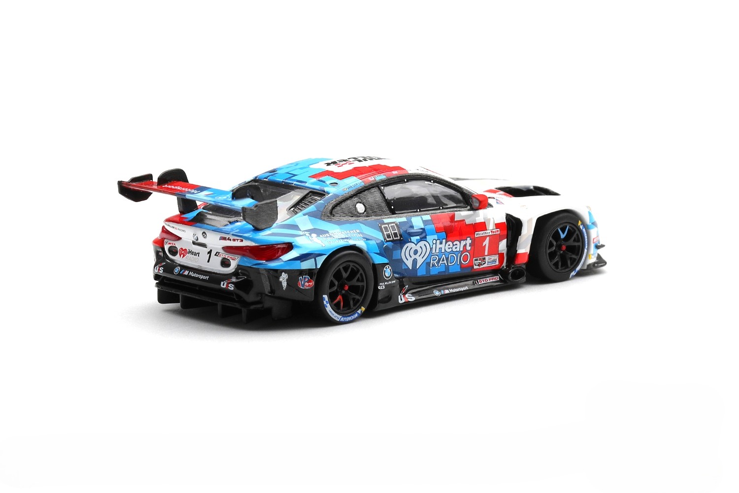 BMW M4 GT3 EVO Paul Miller Racing #1 C. De Phillippi/M.Snow/K. van der Linde/N.Verhagen 24HRS Daytona 2025 1:64 Mini GT