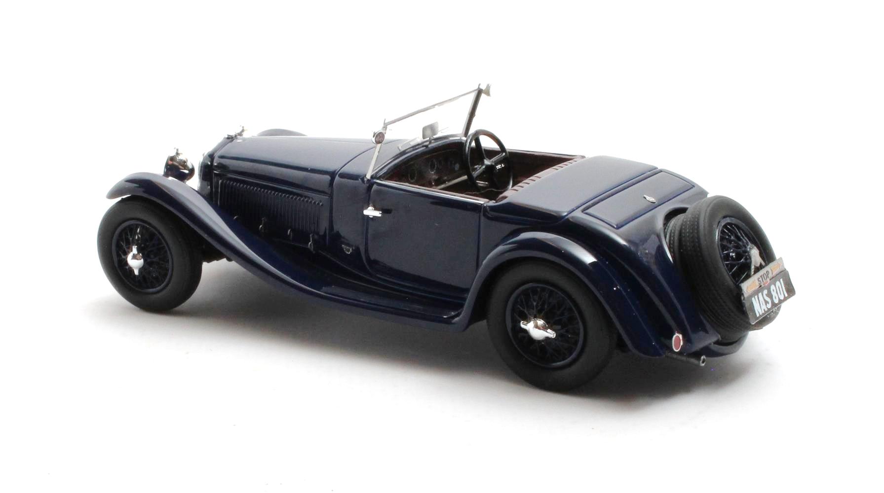 Alfa Romeo 6C 1750SV Figoni Spider Cabriolet Open 1932 blue 1:43 Matrix Scale Models