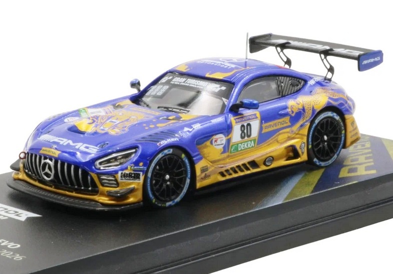Mercedes-AMG GT3 Evo Mercedes-AMG Team #80 Engel/Stolz/Schiller/Martin 24H Nürburgring 2026 1:64 Ixo Models