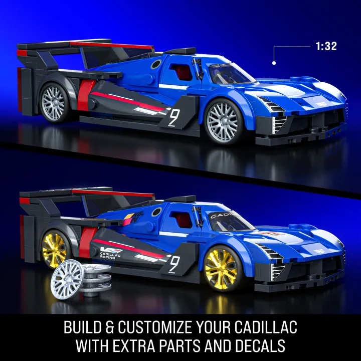 Cadillac Project GTP Hypercar blue 1:32 Hot Wheels Brick Shop