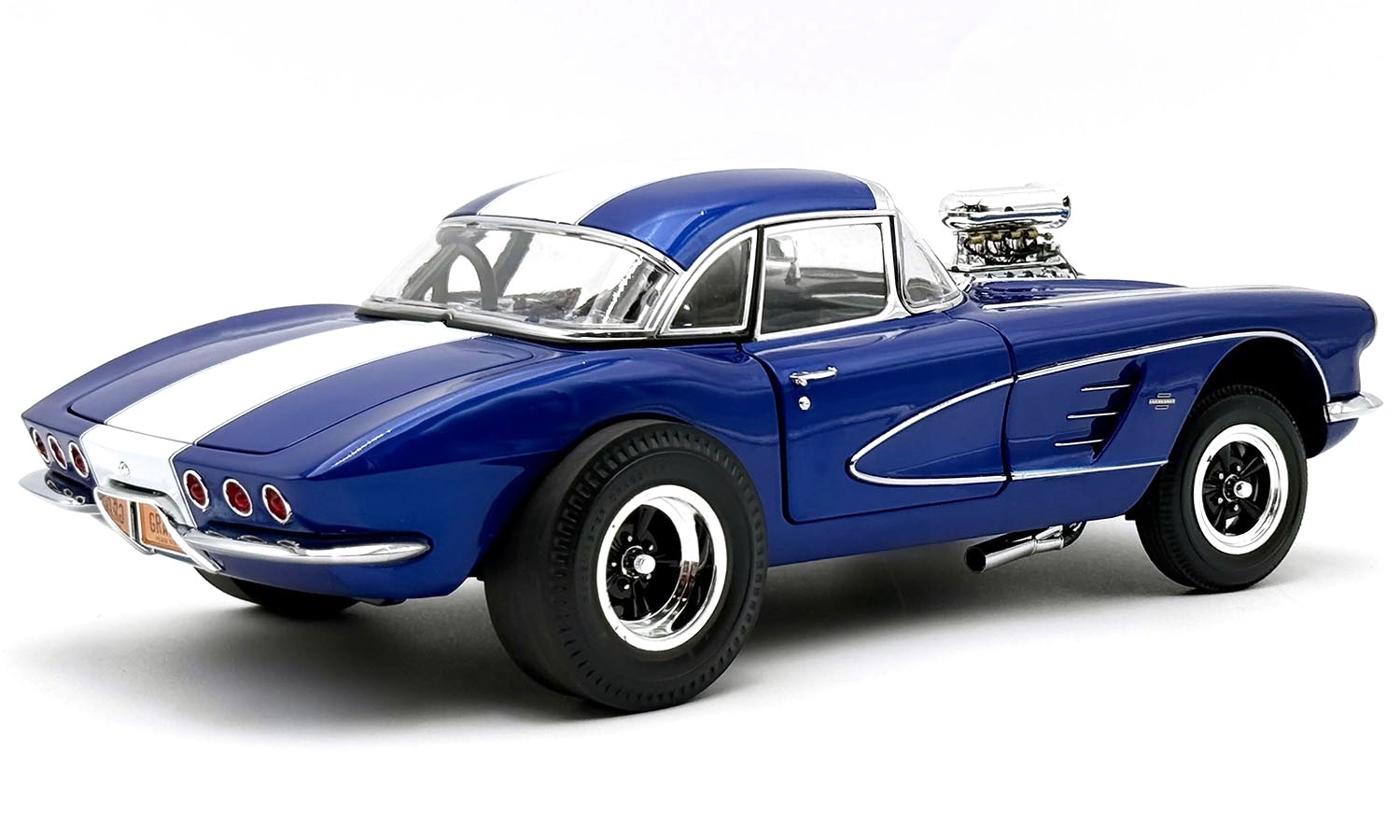 Chevrolet Corvette Grand Sport Gasser 1961 blue 1:18 Acme Diecast