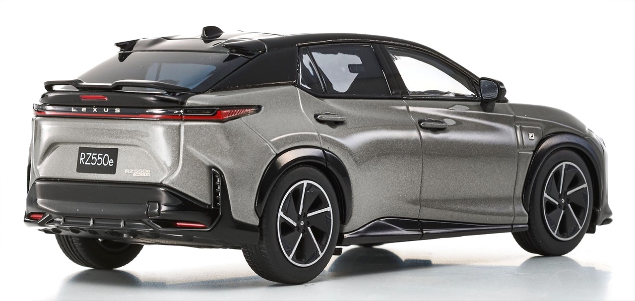 Lexus RZ550e F Sport 2026 grey/black 1:43 Kyosho