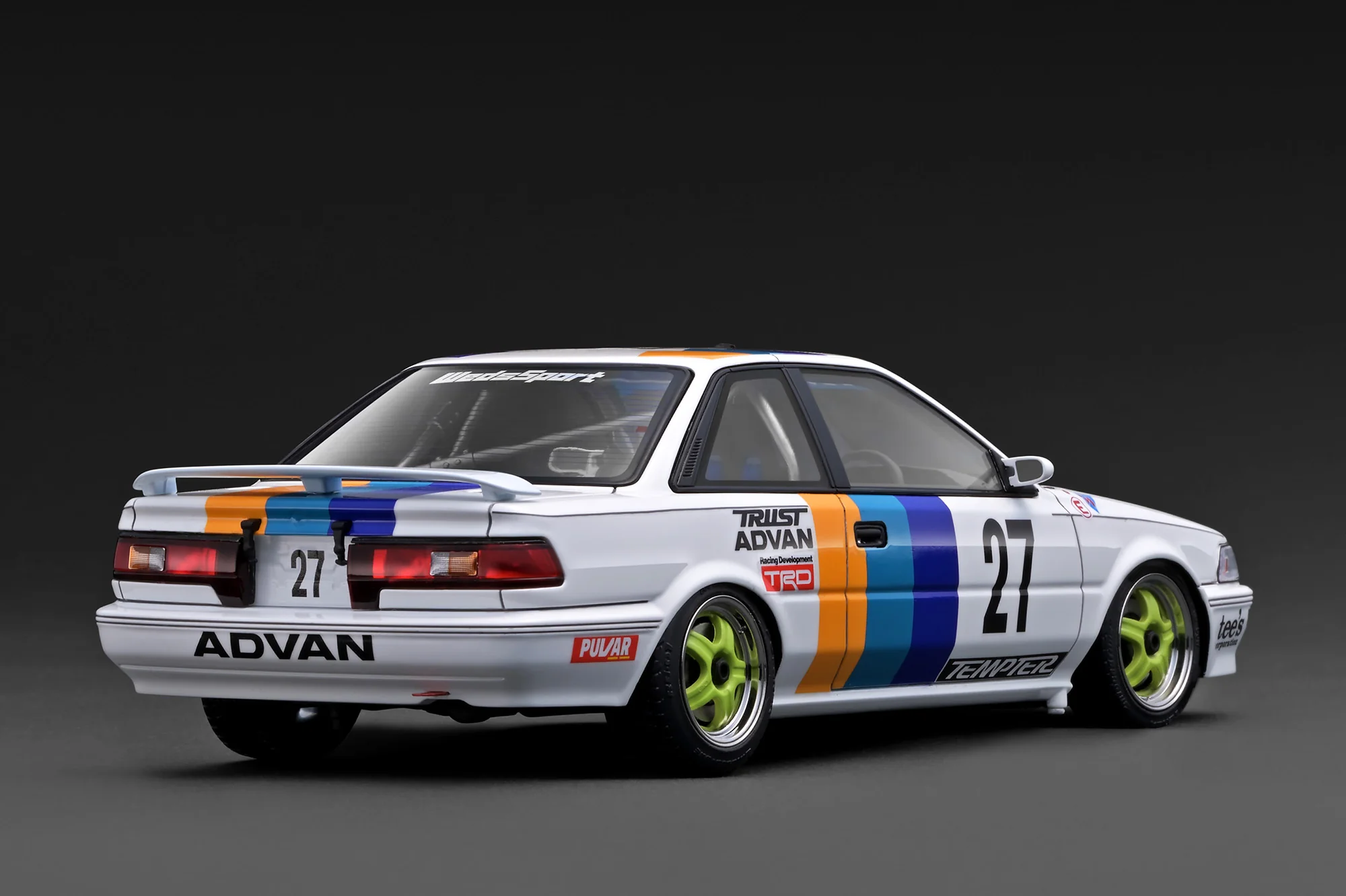 Trust Toyota Corolla Levin #27 JTC 1991 1:18 Ignition Model