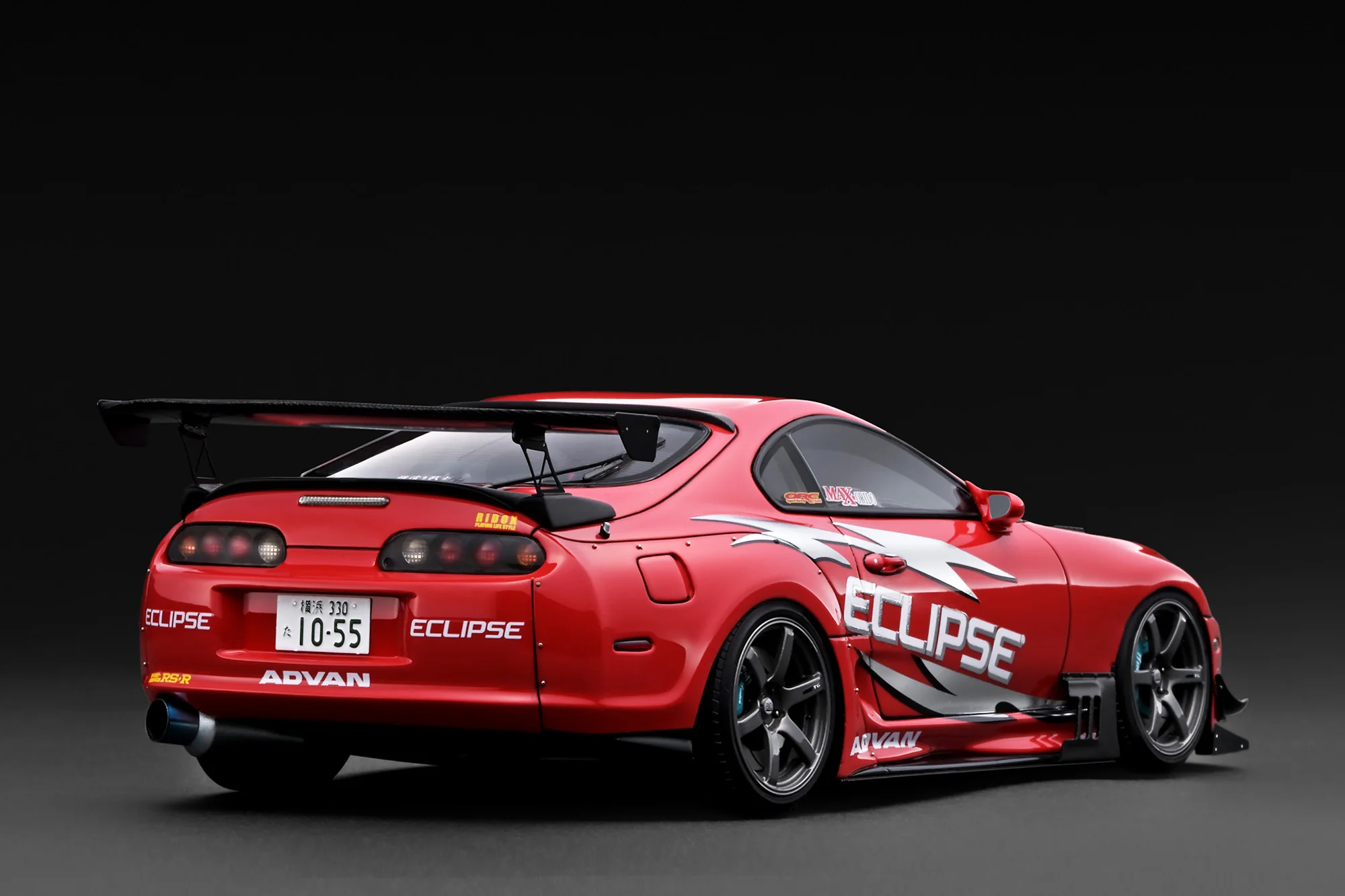 Toyota Supra RZ JZA80 ORIDO-STREET Ver.2 red 1:18 Ignition Model