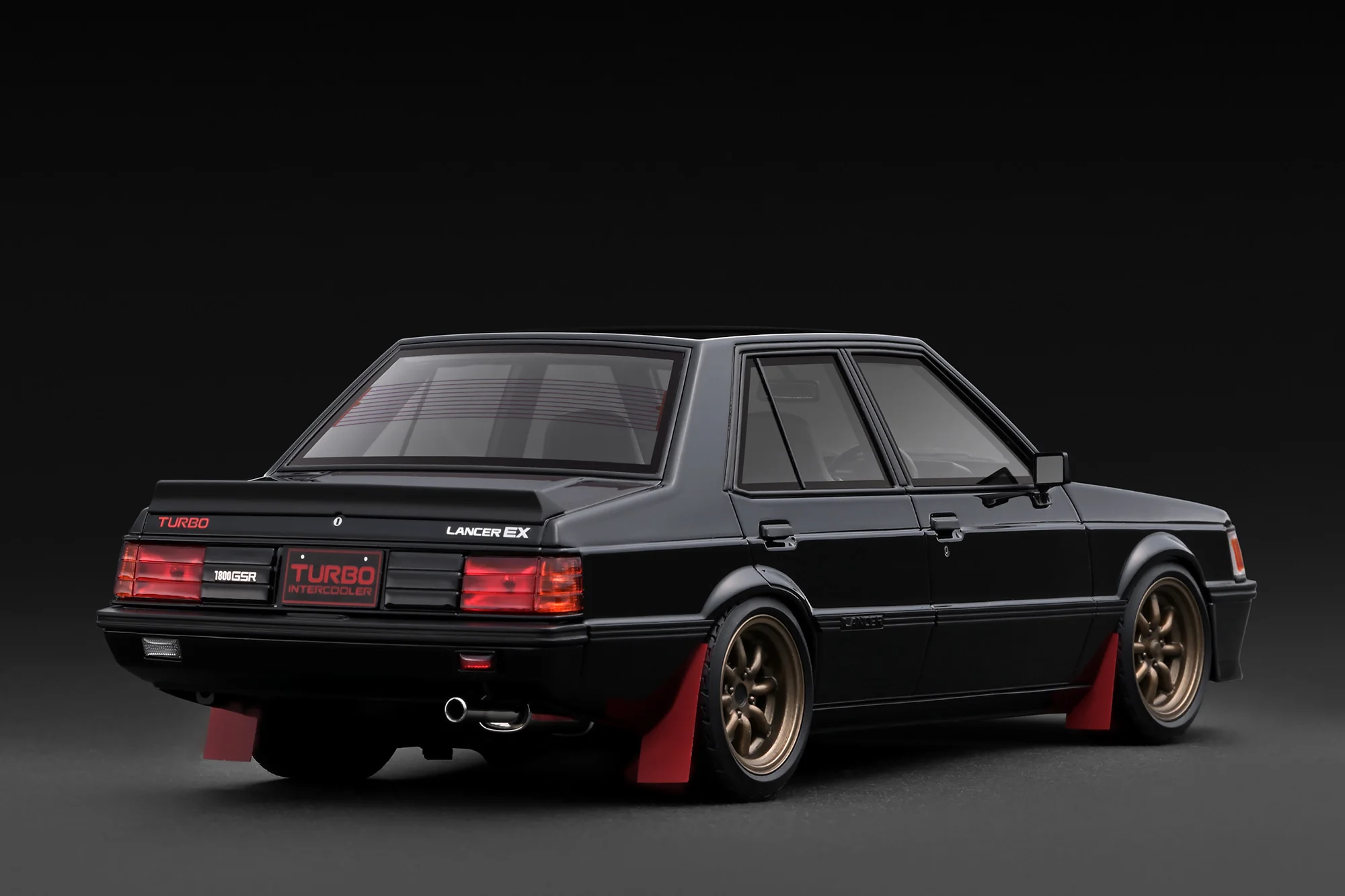 Mitsubishi Lancer EX GSR Turbo A175A *Fog Lamp* black 1:18 Ignition Model