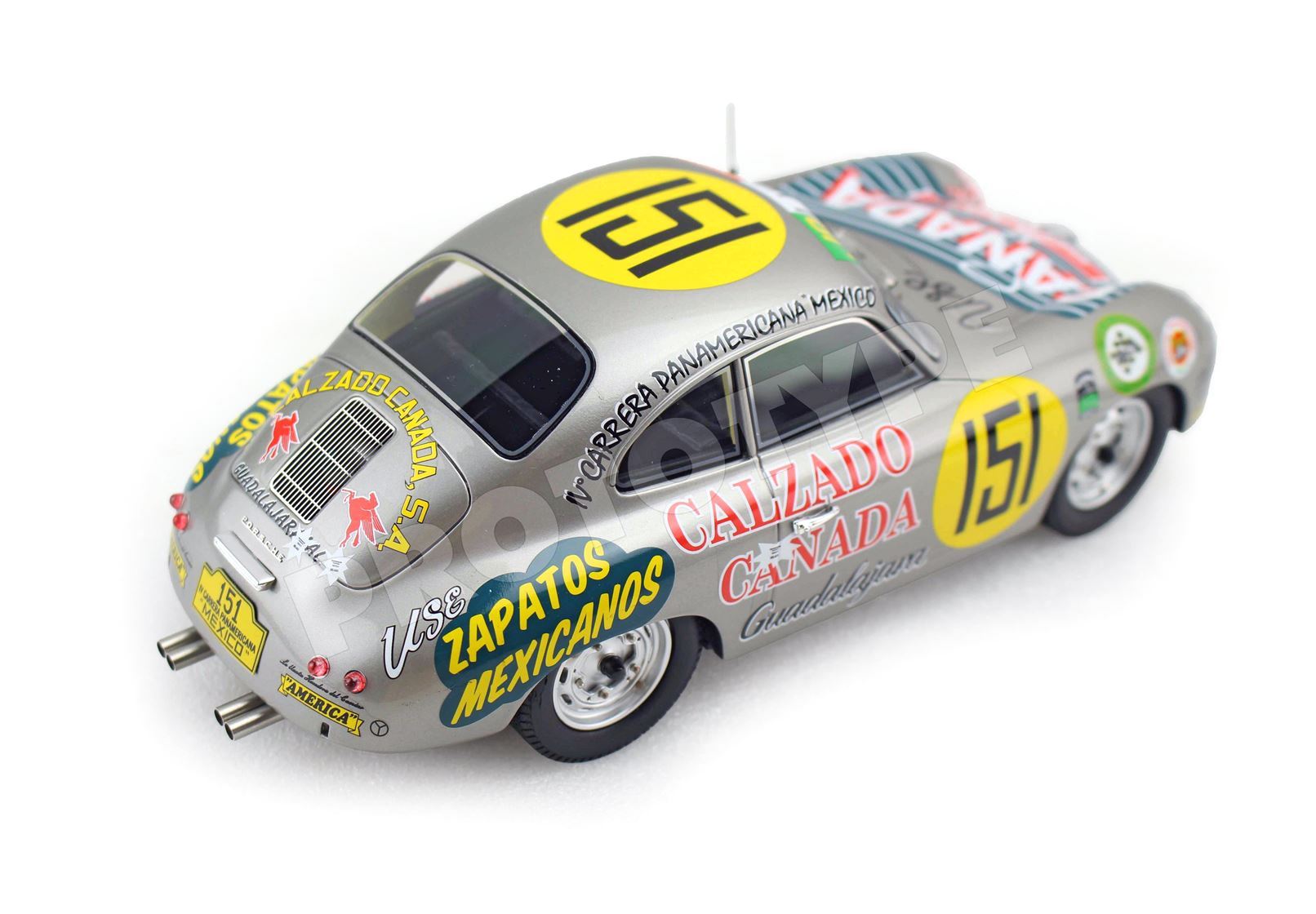 Porsche 356A #151 IV Carrera Panamerica 1954 1:18 B.B.R.