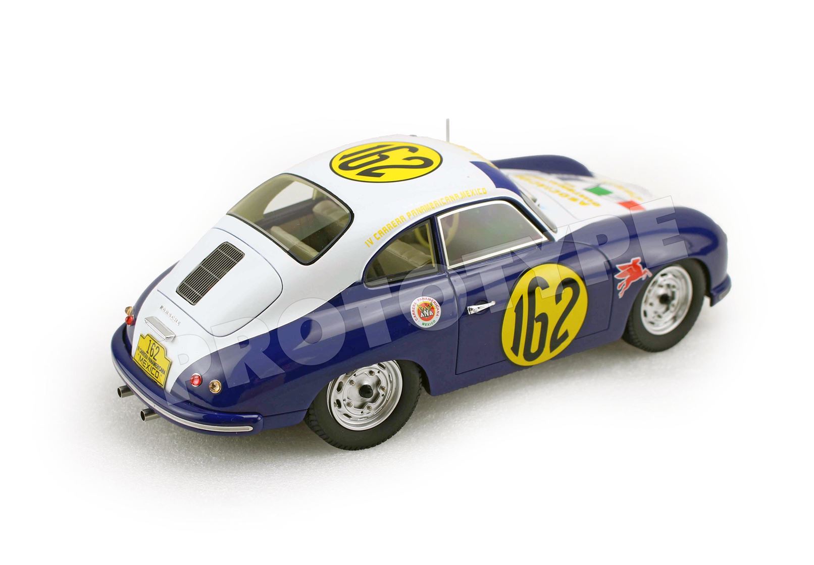 Porsche 356A #162 IV Carrera Panamerica 1954 1:18 B.B.R.