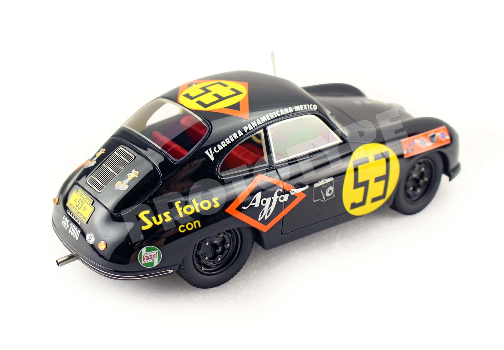 Porsche 356A #53 IV Carrera Panamerica 1954 1:18 B.B.R.