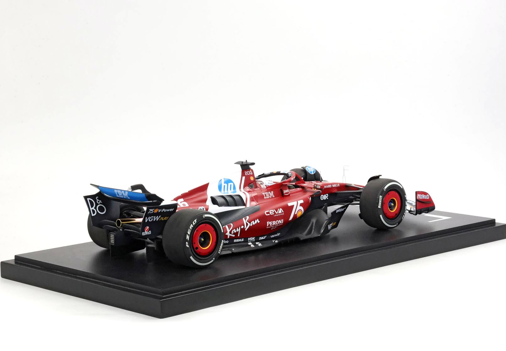 Ferrari SF-25 #16 C.Leclerc Monaco Livery - for 75 Years with Shell 1:12 B.B.R.