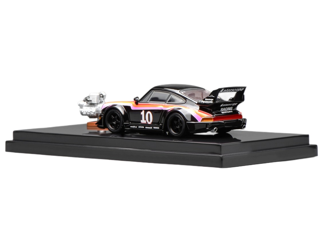 Porsche RWB 964 #10 black 1:64 Motorhelix