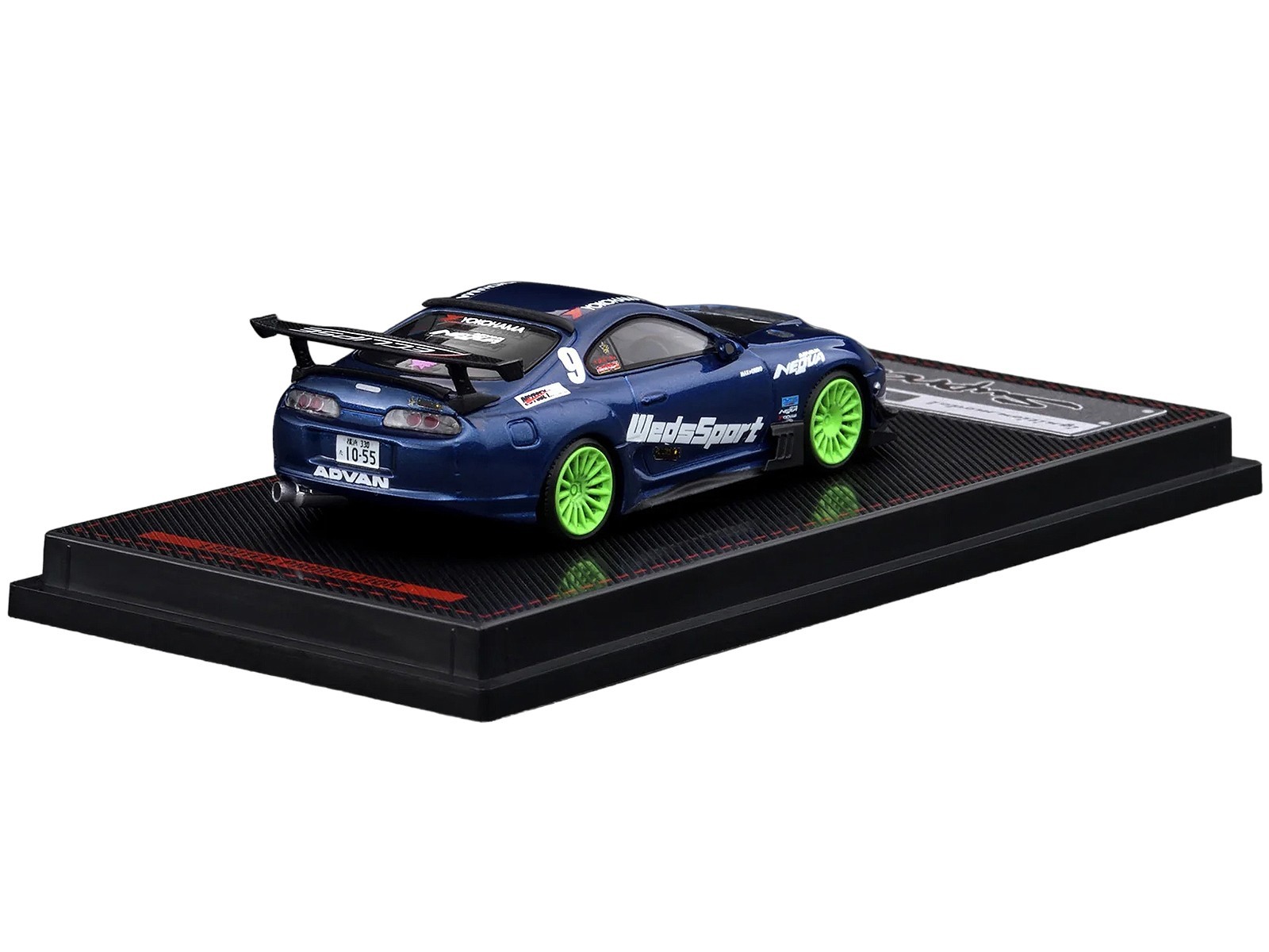 Toyota Supra (JZA80) RZ blue metallic 1:64 Ignition Model