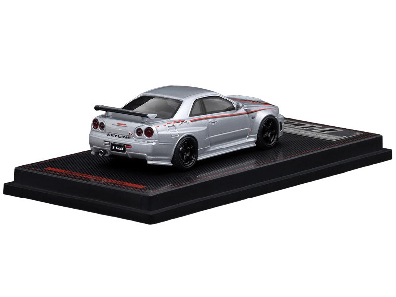 Nissan Nismo R34 GT-R Z-Tune silver 1:64 Ignition Model