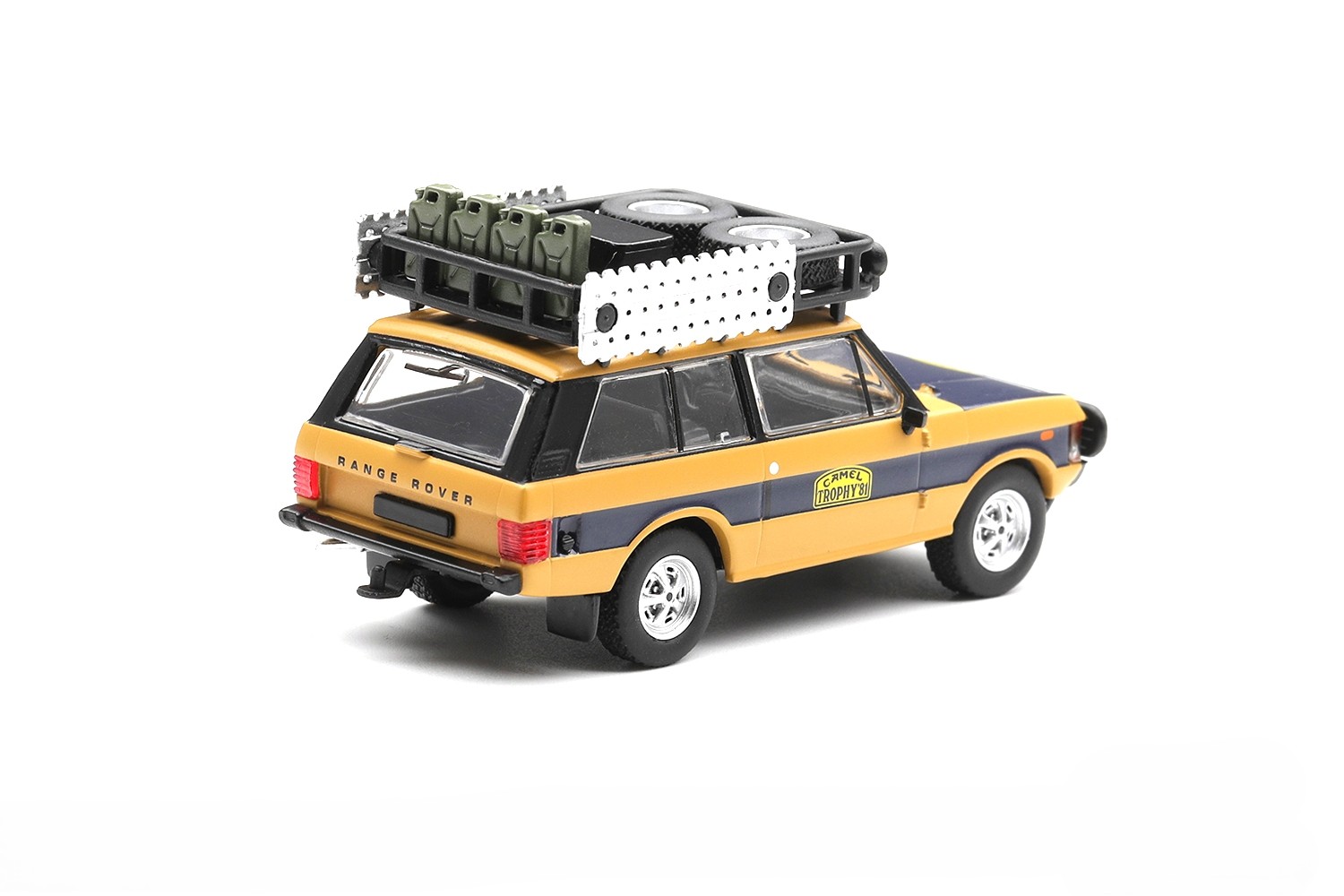 Land Rover Range Rover Camel Trophy Team West Germany 2 N.Sudmann/F.Hofmann Camel Trophy Sumatra 1981 1:64 Mini GT