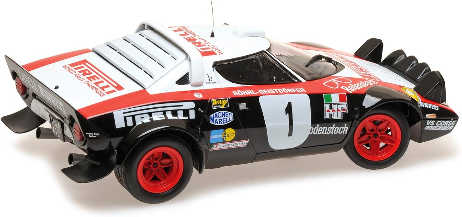 Lancia Stratos Lancia Pirelli #1 Röhrl/Geistdörfer Winner Dynavit Saarland Rallye 1978 1:18 Minichamps