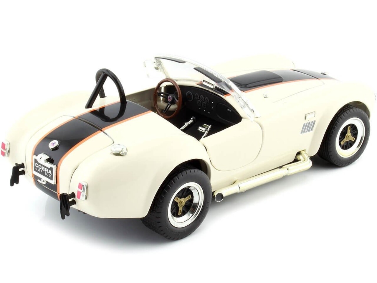 Shelby Cobra 427 S/C *Road Signature* 1964 creme 1:18 Lucky Diecast