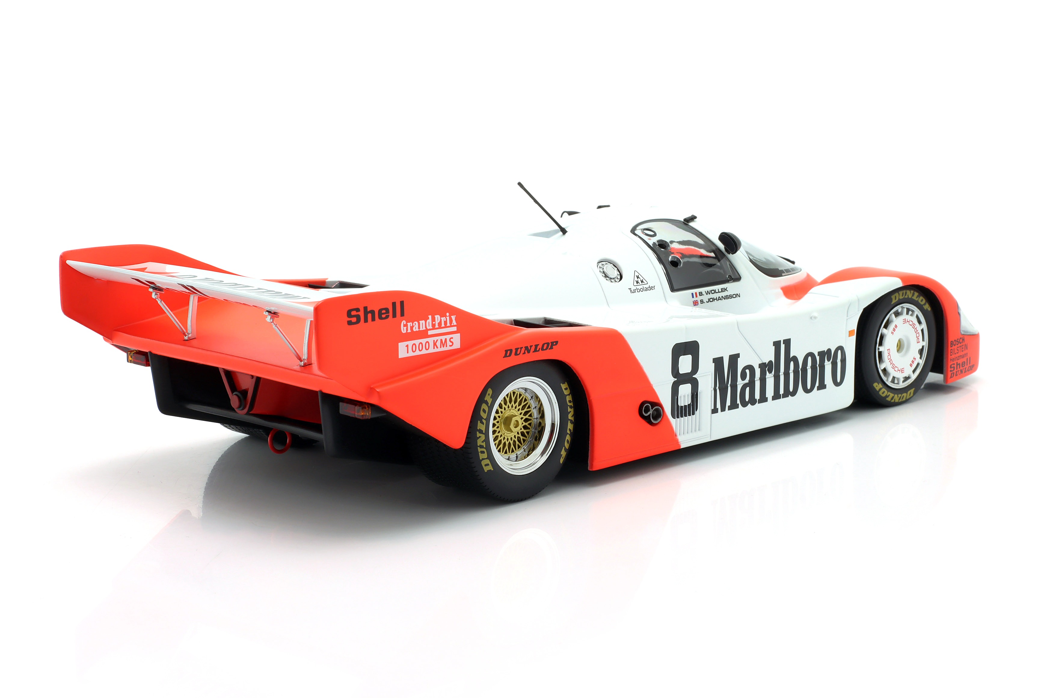 Porsche 956KH #8 Wollek/Johansson 2nd 1000KM Silverstone 1983 1:18 Werk83