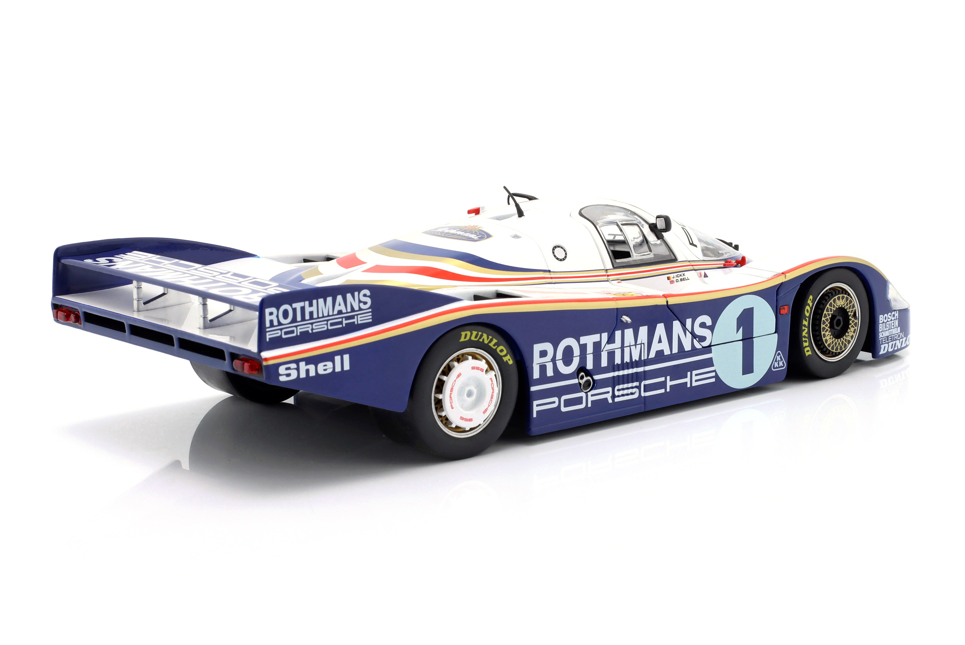 Porsche 956 LH #1 Jacky Ickx/Derek Bell Winner 24H Le Mans 1982 + Collectors Box 1:18 Werk83
