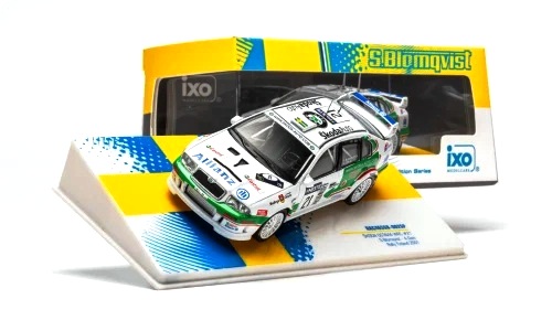Škoda Octavia WRC Team Škoda Motorsport #21 Blomqvist/Goni Rally Finland 2001 1:43 Ixo Models