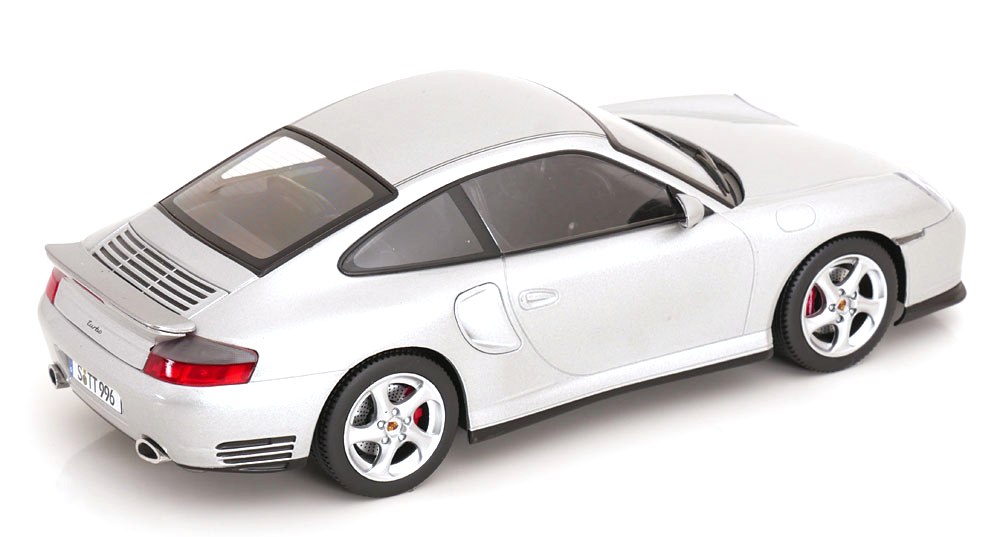 Porsche 911 996 Turbo 2000 silver 1:18 KK Scale