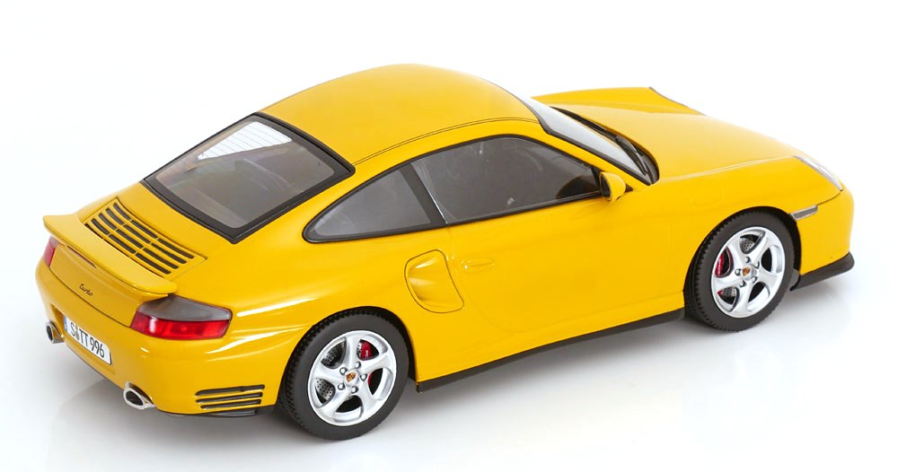 Porsche 911 996 Turbo 2000 yellow 1:18 KK Scale