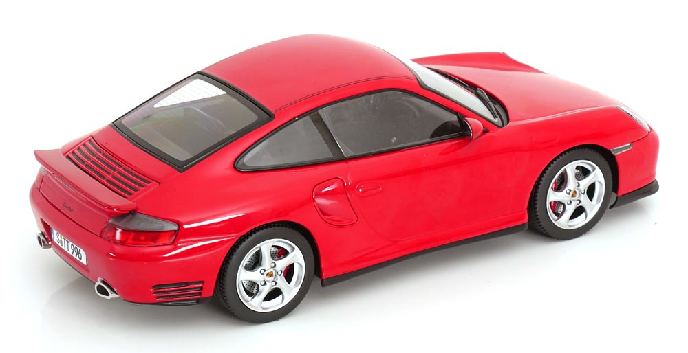 Porsche 911 996 Turbo 2000 red 1:18 KK Scale