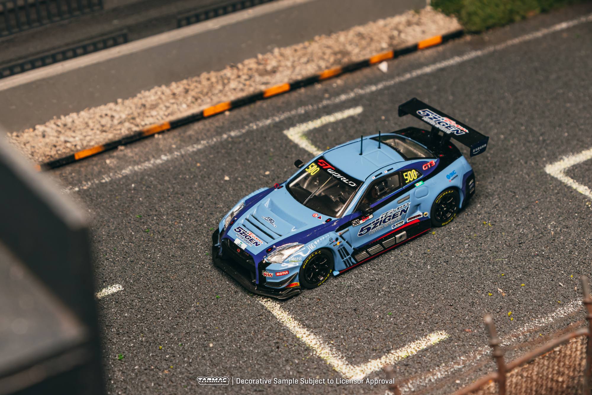 Nissan GT-R R35 Nismo GT3 Team 5ZIGEN #500 Hirobon/Y.Kanamaru Winner Beijing Street Circuit GT World Challenge Asia 2025 1:64 Tarmac