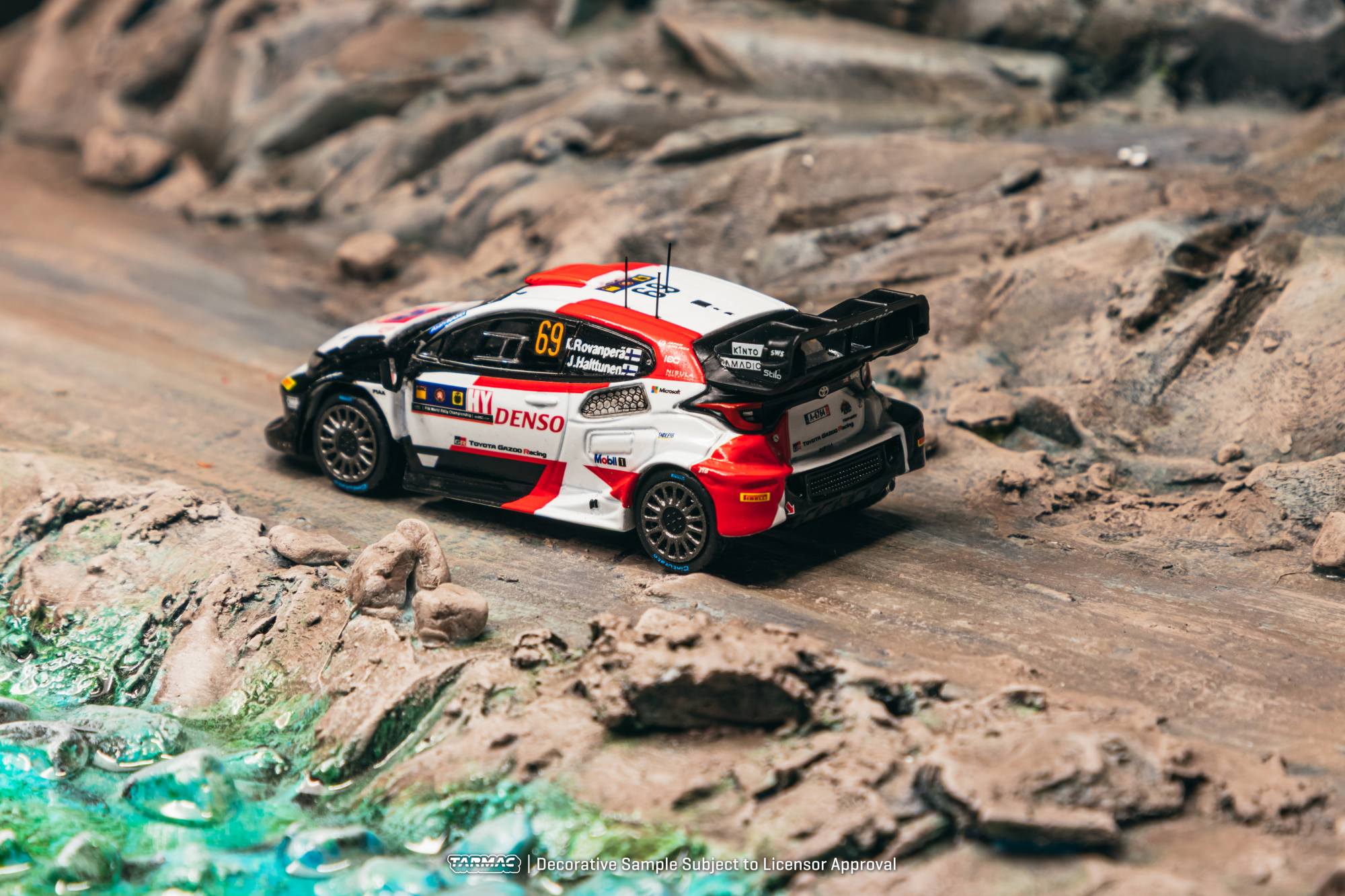 Toyota GR YARIS Rally1 HYBRID #69 K.Rovanperä/J.Halttunen Central European Rally 2023 WRC World Champion 2023 1:64 Tarmac