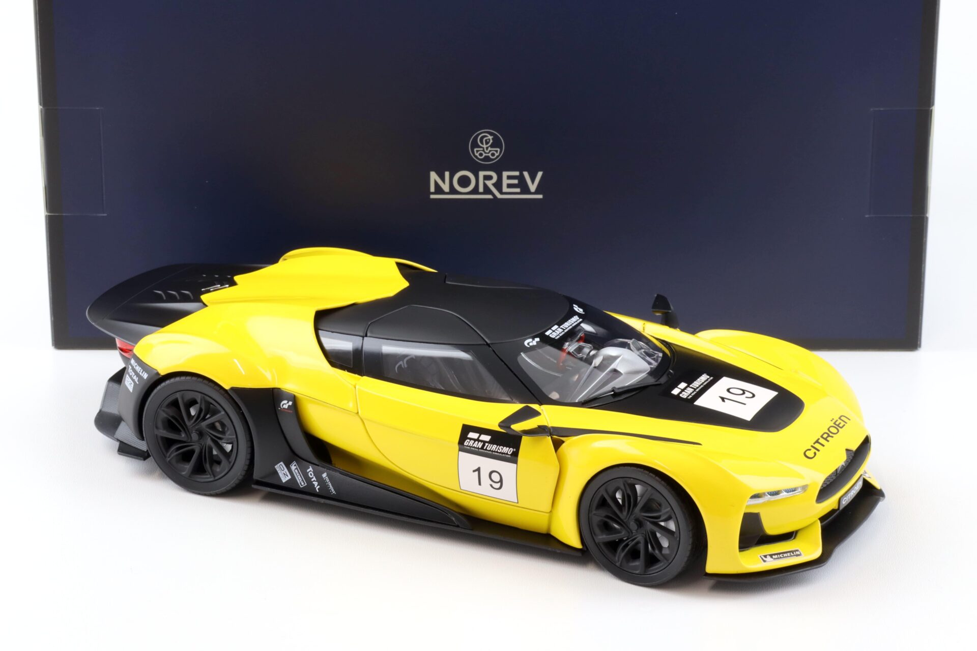 Citroën GT Concept Car 2008 yellow/black 1:18 Norev
