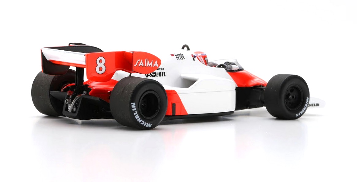 McLaren MP4-2 #8 Niki Lauda Winner British GP 1984 1:43 Spark 