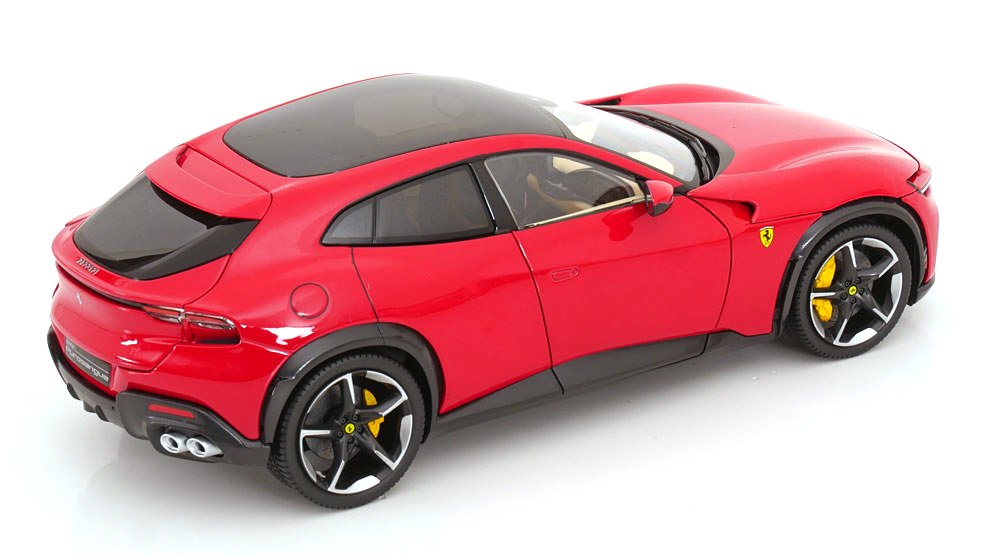 Ferrari Purosangue 2022 rosso corsa 322/cream iterior 1:18 Polistil