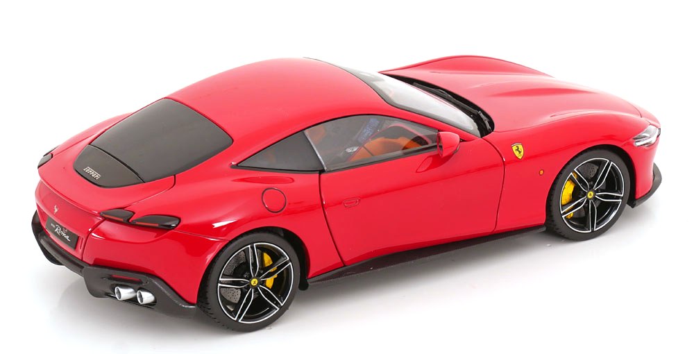 Ferrari Roma 2019 rosso Corsa 322 with Showcase 1:18 Polistil