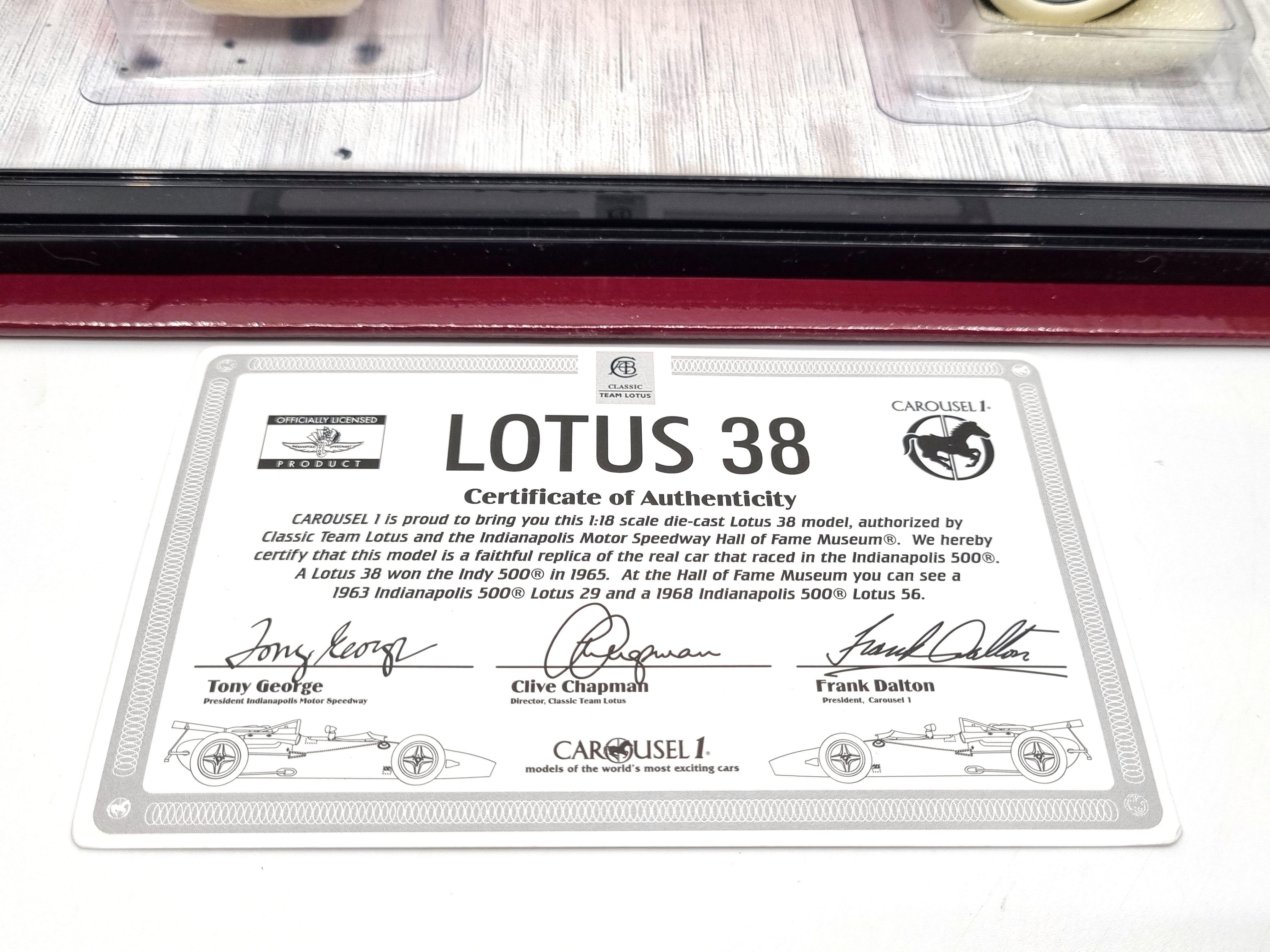 Lotus 38 STP #19 Jim Clark Winner Indianapolis 500 1967 1:18 Carousel1
