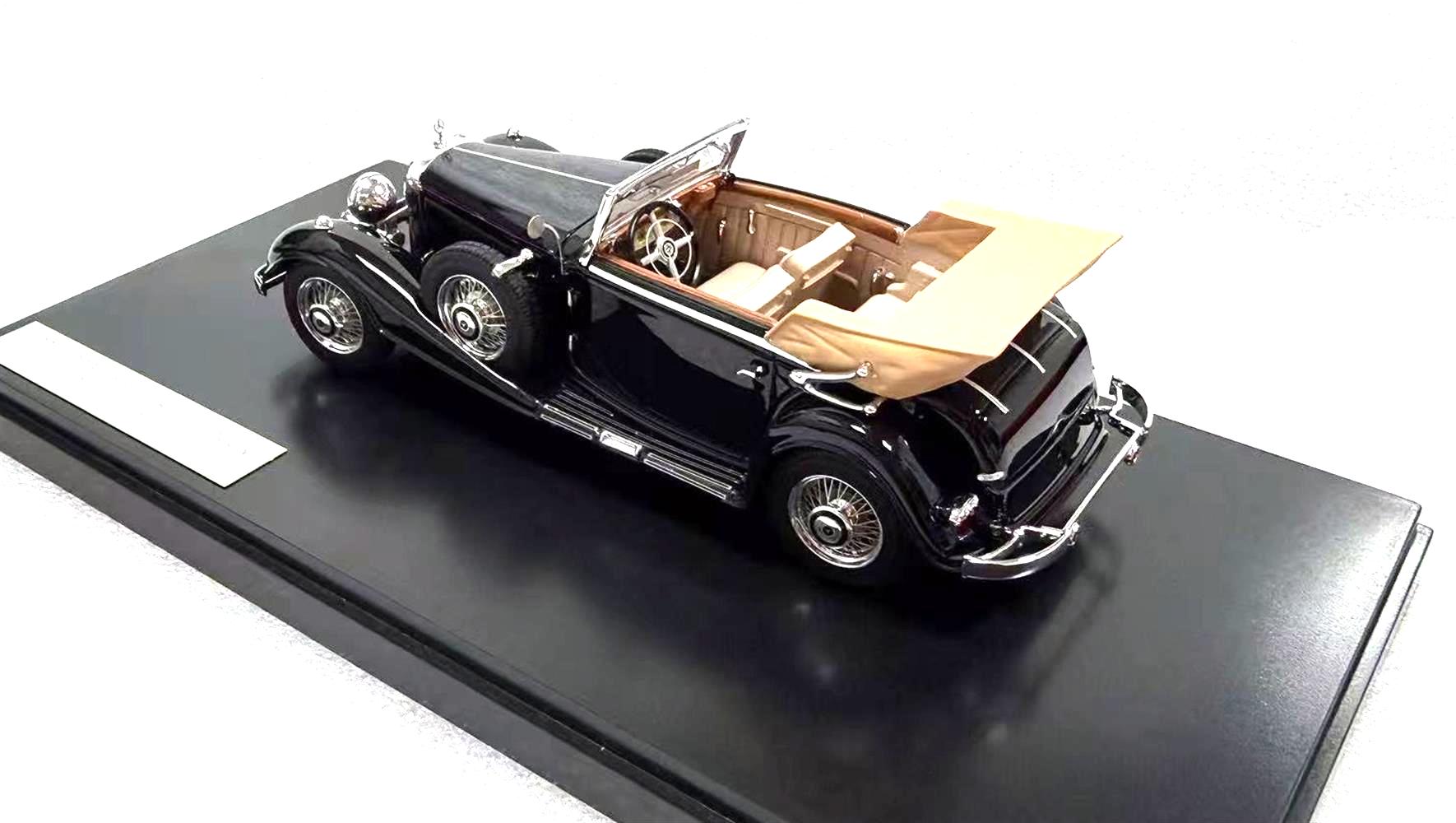 Mercedes-Benz 500K Cabriolet C 1935 black 1:43 Matrix Scale Models