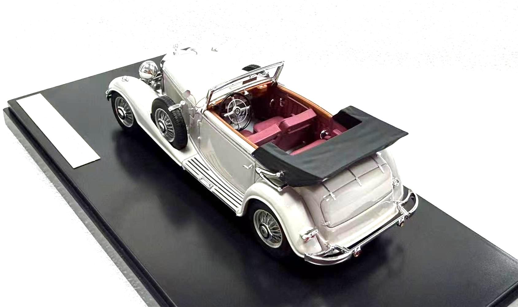 Mercedes-Benz 500K Cabriolet C 1935 light grey 1:43 Matrix Scale Models