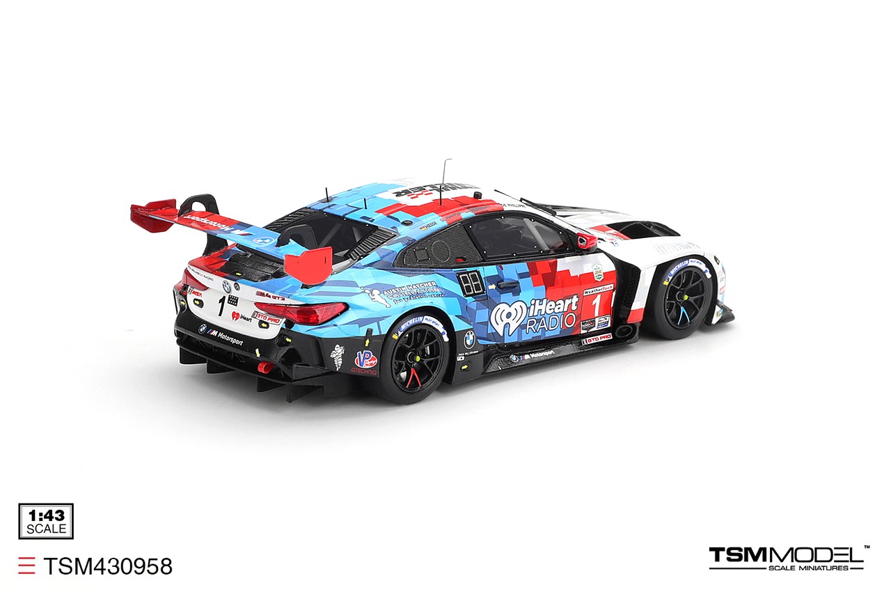 BMW M4 GT3 EVO #1 De Phillippi/Harper/Hesse/Verhagen Paul Miller Racing Class Winner IMSA 24H Daytona 2026 1:43 TSM Model